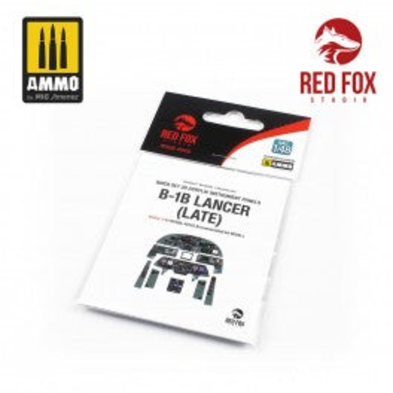 Red Fox 48125 1/48 Rockwell B-1B Lancer (Late) (for Revell kit)