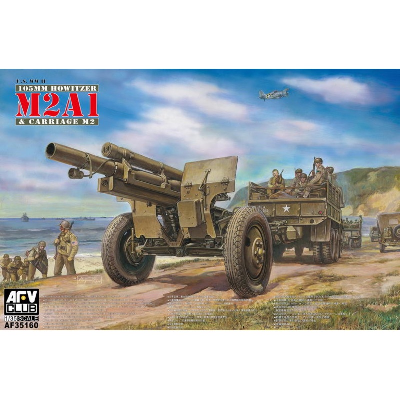 AFV Club 35160 1/35 M2A1 105mm Howitzer & Carriage M2