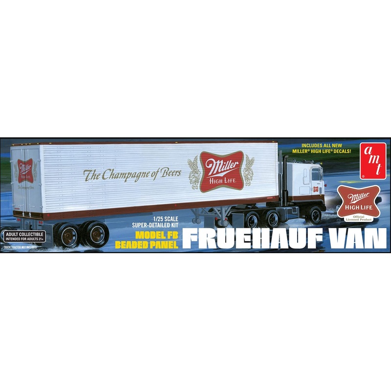 AMT 1234  FRUEHAUF 40' SEMI TRAILER (MILLER BEER)
