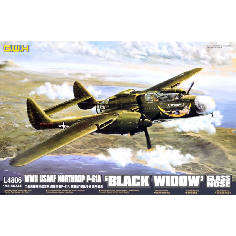 Great Wall Hobby L4806 1/48 USAAF Northrop P-61A Black Widow