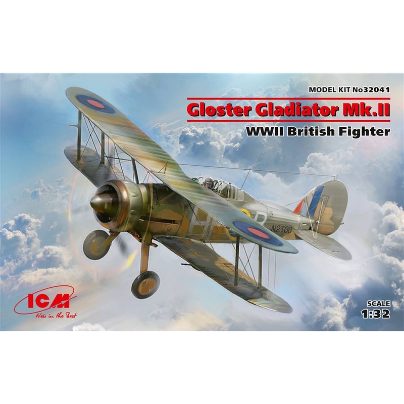 ICM 32041 1/32 Gloster Gladiator Mk. II, WWII British Fighter