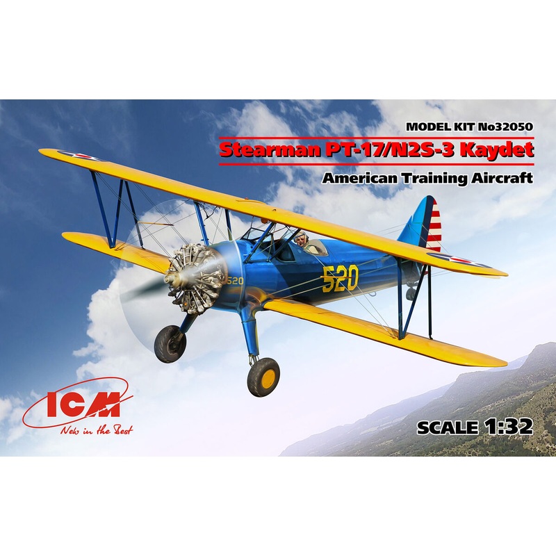 ICM 32050 1/32  Stearman PT-17/N2S-3 Kaydet