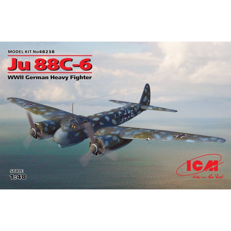 ICM 48238 1/48 Ju 88C-6 WWII German Heavy Fighter