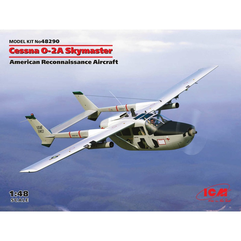 ICM 48290 1/48 Cessna O-2A Skymaster, American Reconnaissance Aircraft