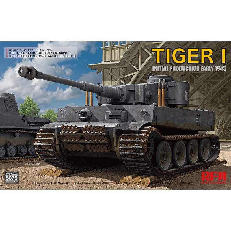 Rye Field Model 5075 1/35 Tiger I 100# Initial Production Early 1943