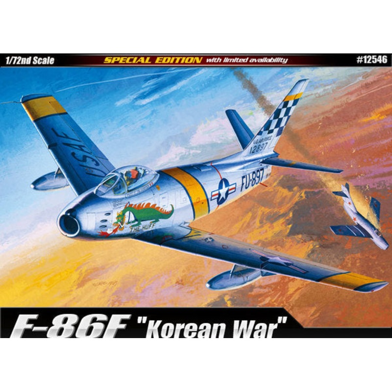 Academy 12546 1/72 F-86F Korean War Special Edition