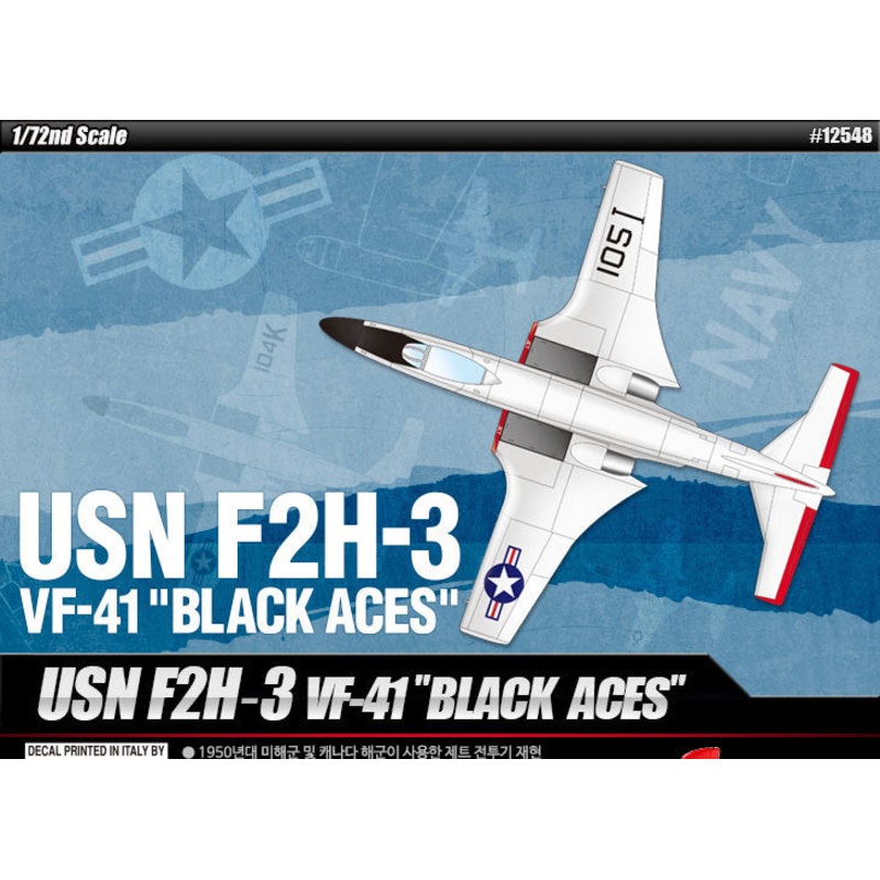 Academy 12548 1/72 USN F2H-3 VF-41 Black Aces