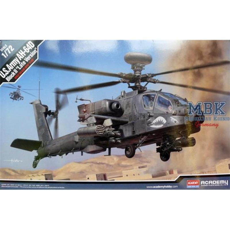 Academy 12551 1/72 US ARMY AH-64D BLOCK II LATE VERSION