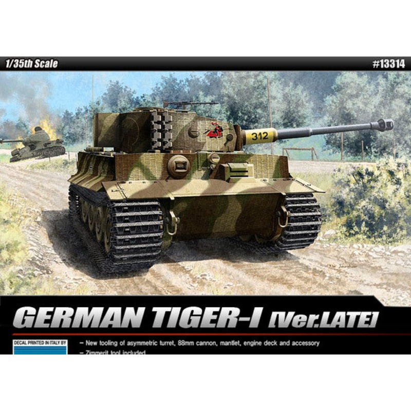 ACADEMY 13314 1/35 Tiger I late Version
