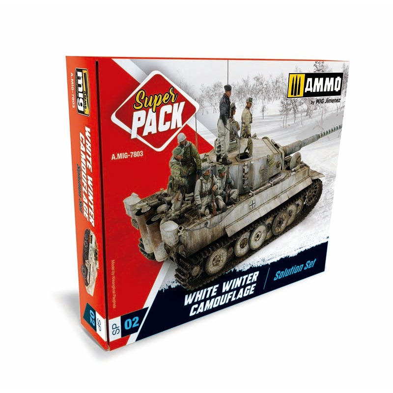 AMMO by Mig 7803 White Winter Camouflage Weathering Super Pack