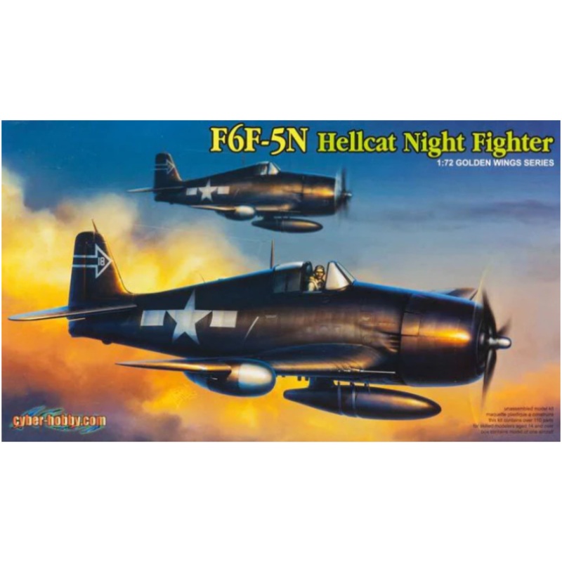 Cyber Hobby 5080 1/72 F6F-5N Helcat Night Version