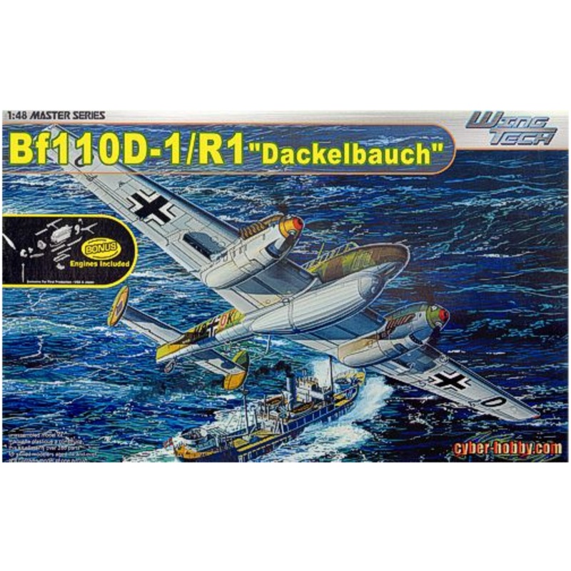 Cyber Hobby 5556 1/48 Messerschmitt Bf-110DE-1/R1 Dackelbauch