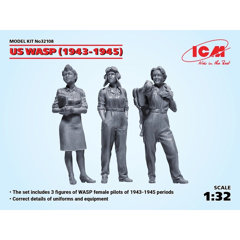 ICM 32108 1/32 US WASP Figures 1943-1945