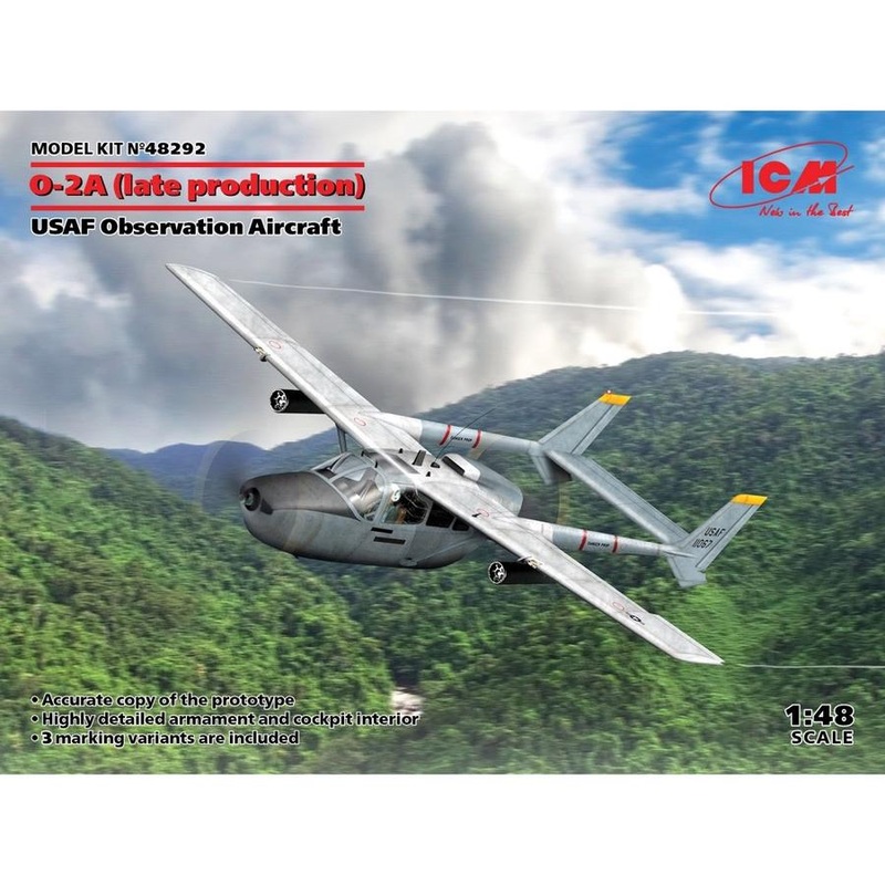 ICM 48292 1/48 O-2A (Late Production) USAF Observation Aircraft