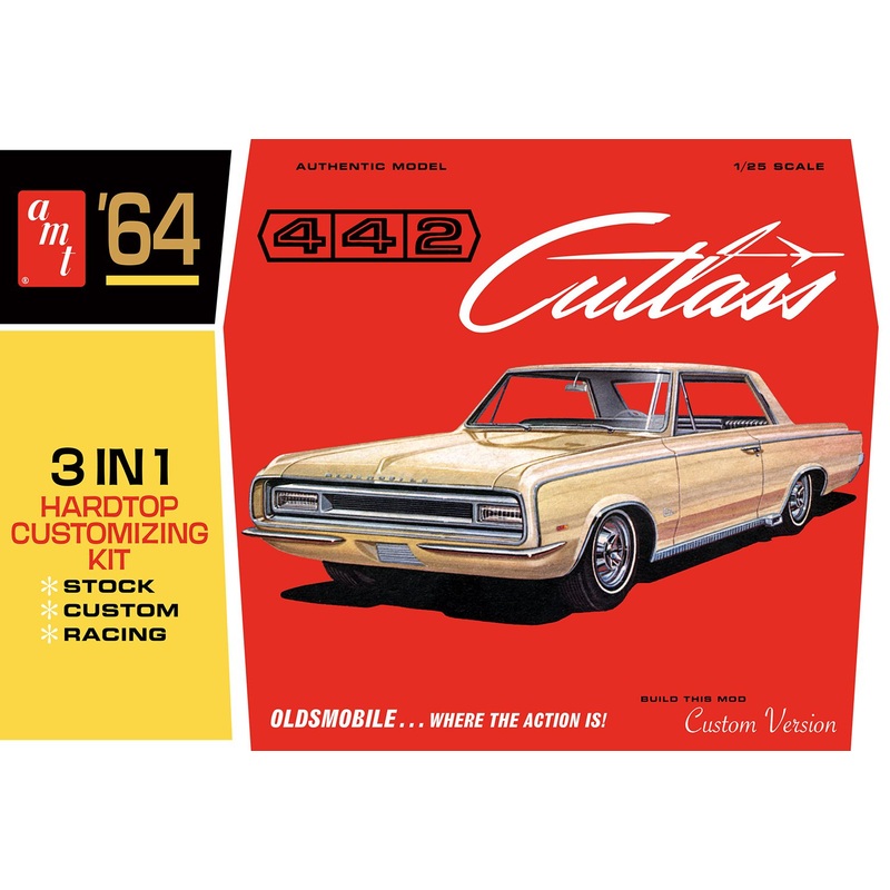 AMT 1066 1/25 1964 OLDS CUTLASS 442 HARDTOP