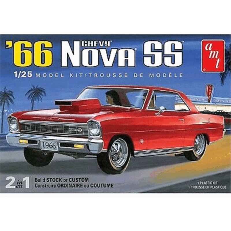 AMT 1198M 1/25 1966 Chevy Nova SS