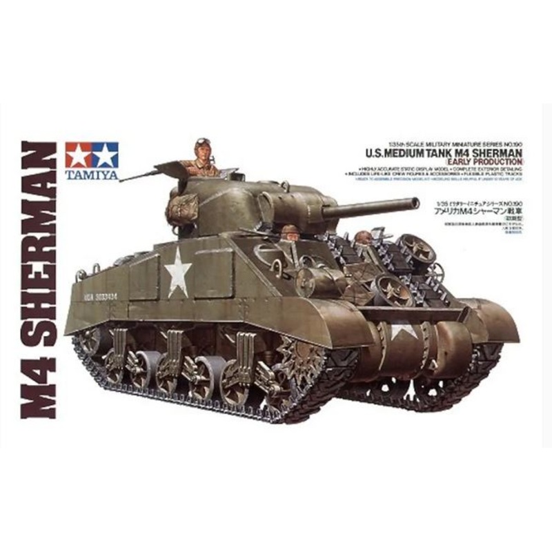 Tamiya 35190 1/35 U.S. M-4 Sherman Early Version