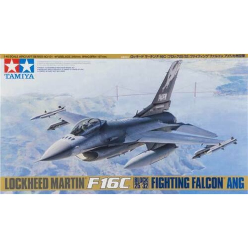 Tamiya 61101 1/48 Lockheed Martin F-16C ANG (Block 25/32)