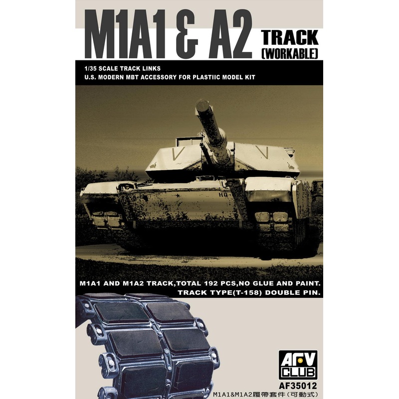 AFV Club 35012 1/35 T158 Big-Foot Track for M1A1/A2