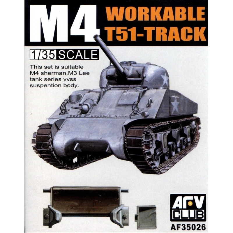 AFV Club 35026 1/35 T51 Track for M4/M3