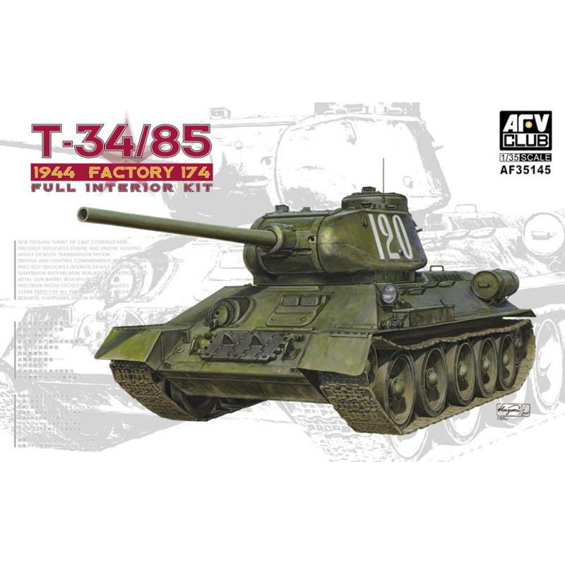 AFV Club 35145 1/35 T-34/85 Model 1944, 1945 No.174