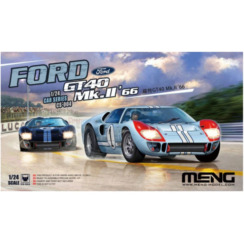 Meng CS004 1/24 Ford GT40 Mk.II '66
