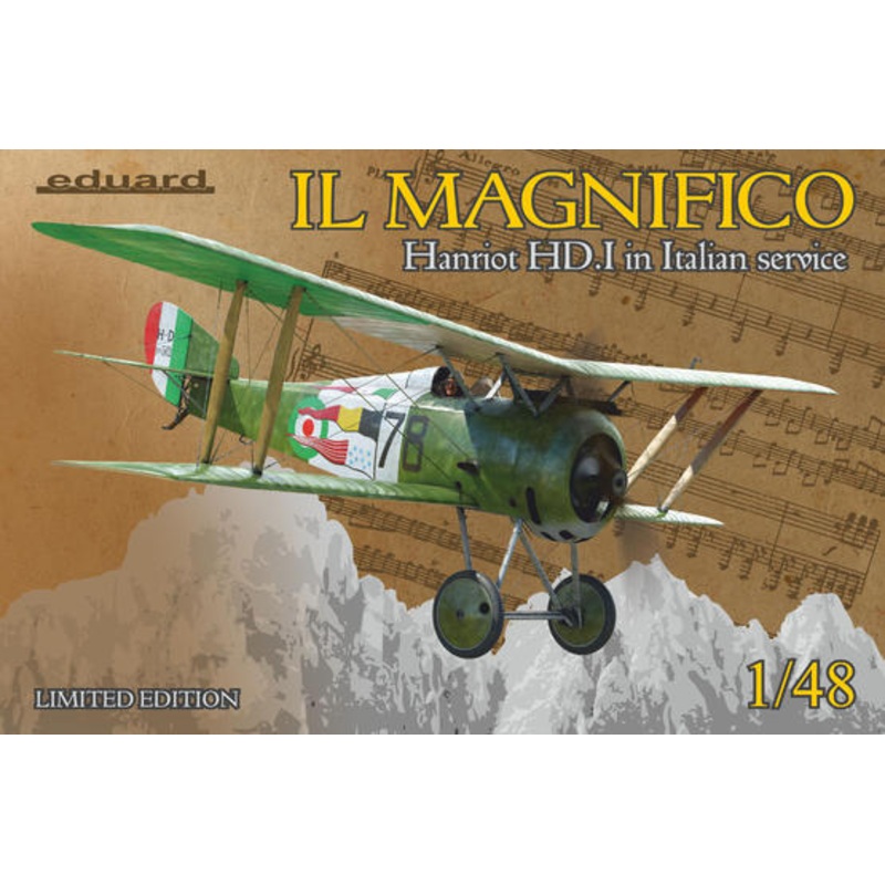 Eduard 11139 1/48 IL Magnifico Hanriot HD.I in Italian Service