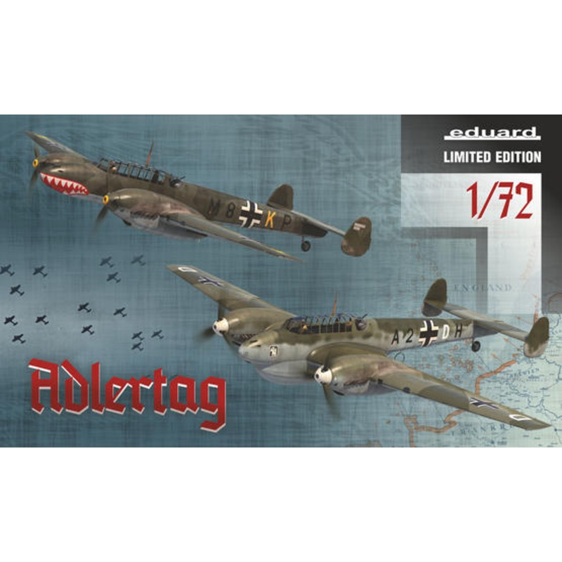 Eduard 2132 1/72 Adlertag Bf 110C/D in the Battle of Britain - Limited Edition