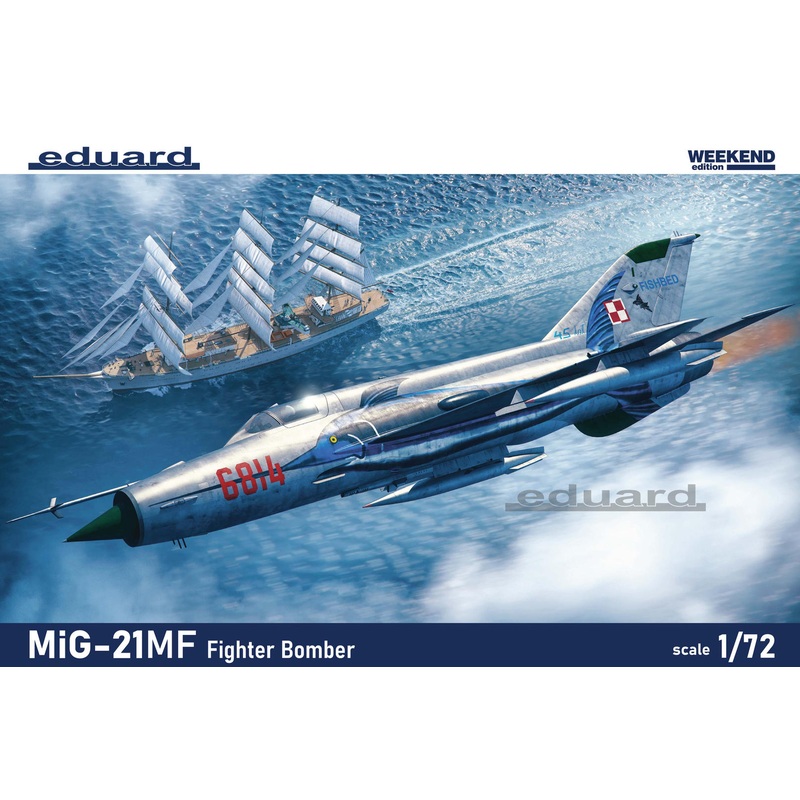 Eduard 7458 1/72 Mig-21MF Fighter Bomber