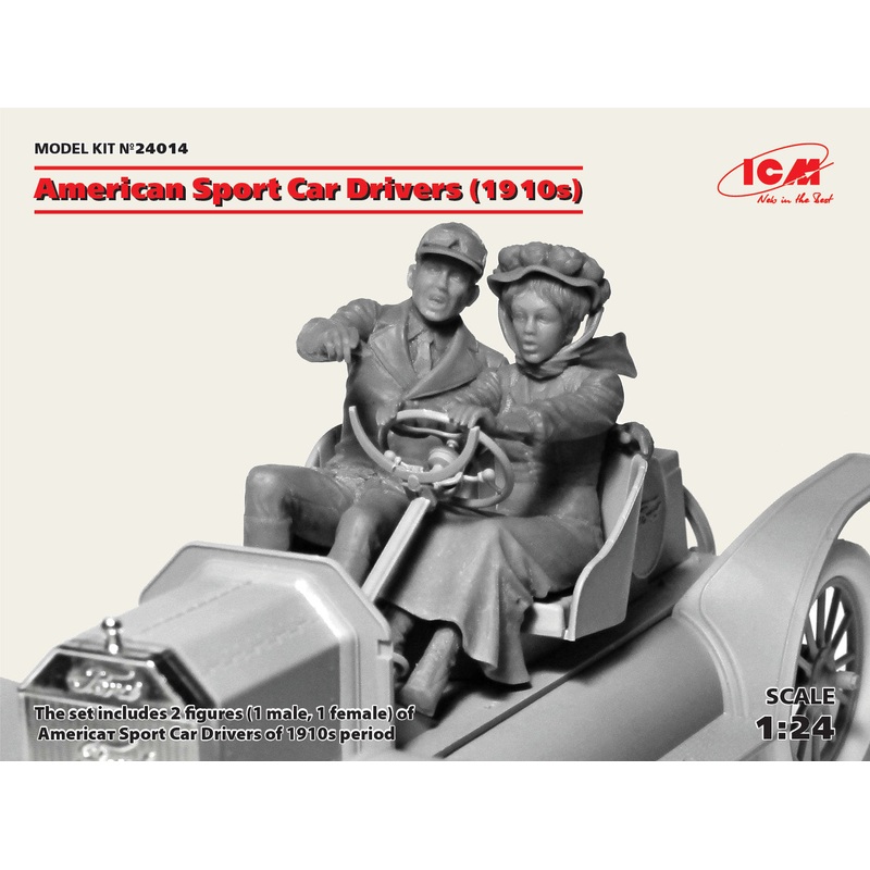 ICM 24014 1/24 American Sport Car Drivers  (1910s)