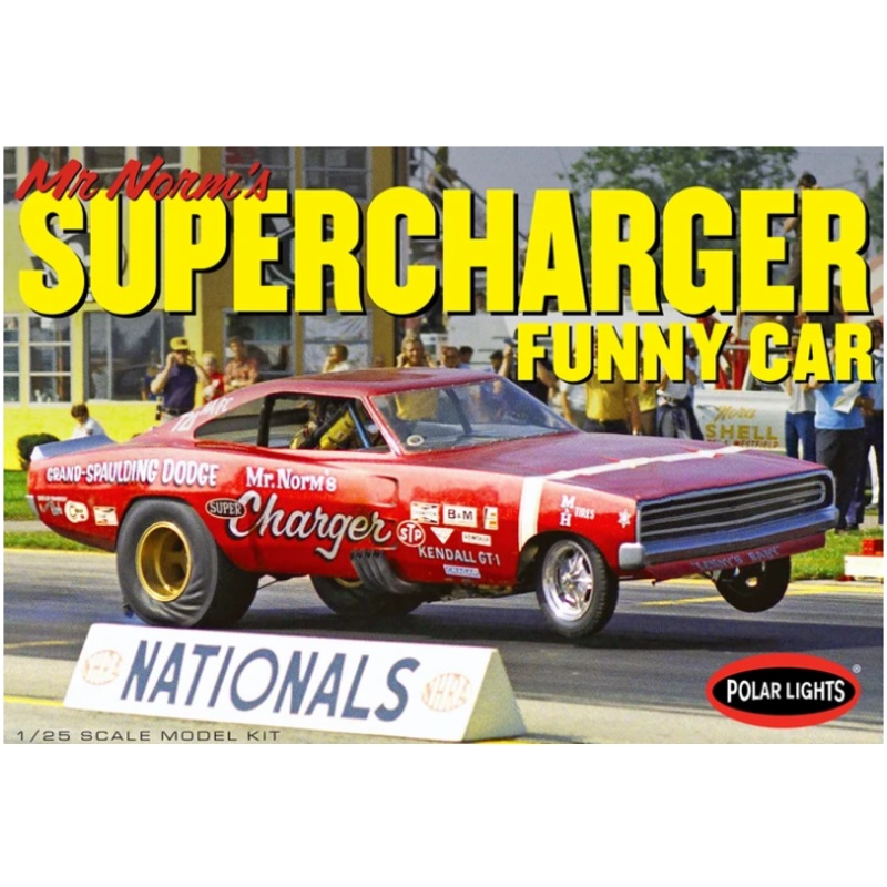 Polar Lights 989 1/25 1969 Dodge Charger Funny Car Mr. Norm
