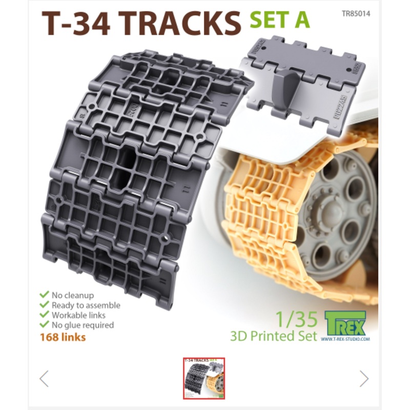 T-Rex 85014 1/35 T-34 Tracks Set A