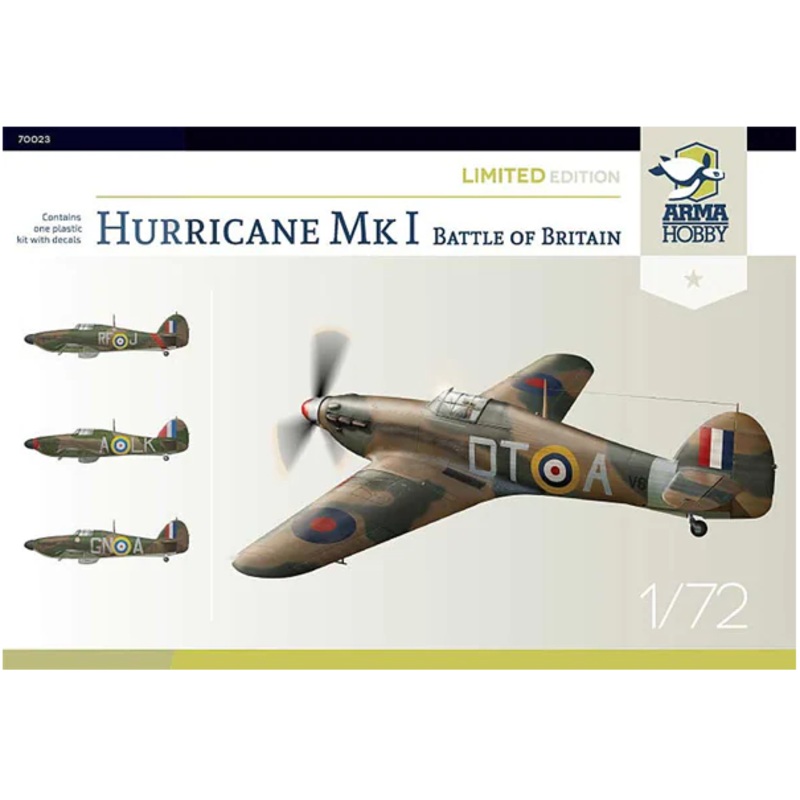 ARMA Hobby 70023 1/72 Hurricane Mk I Battle of Britain - Limited Edition -
