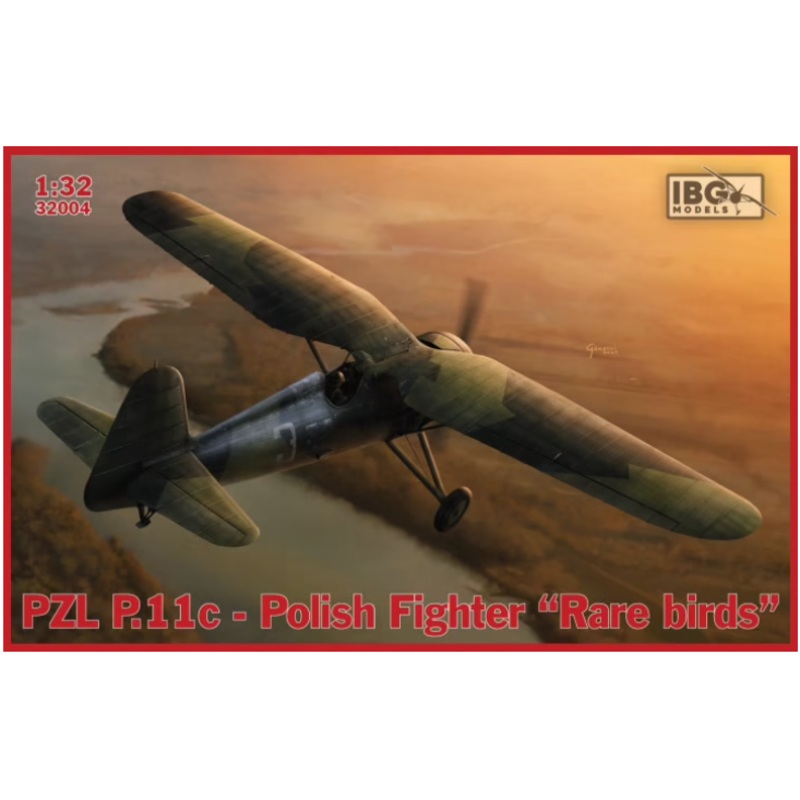 IBG 32004 1/32 PZL P.11c Polish Fighter Rare Birds
