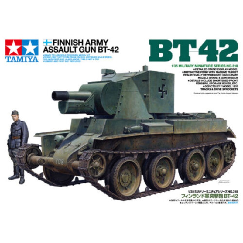 Tamiya 35318 1/35 BT-42 Finnish Army Assault Gun