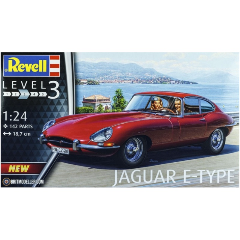 Revell 7668 1/24 Jaguar E-Type Coupe