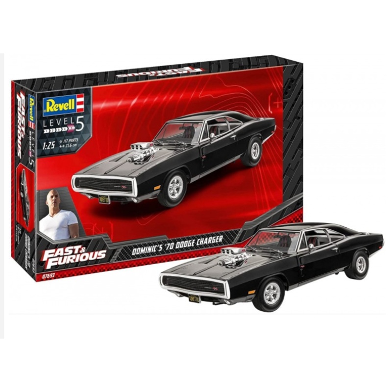 Revell 7693 1/25 Fast & Furious Dominic's 1970 Dodge Charger