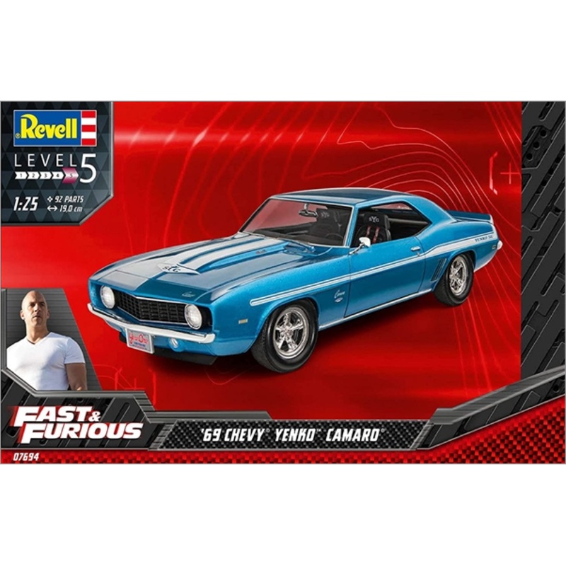 Revell 7694  1/25 Fast & Furious 1969 Chevy Camaro Yenko