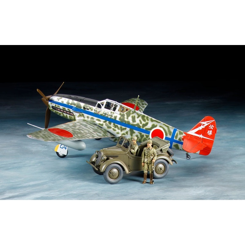 Tamiya 25203 1/48 Kawasaki Ki-61-Id Hien (Tony) and 4x4 Kurogane
