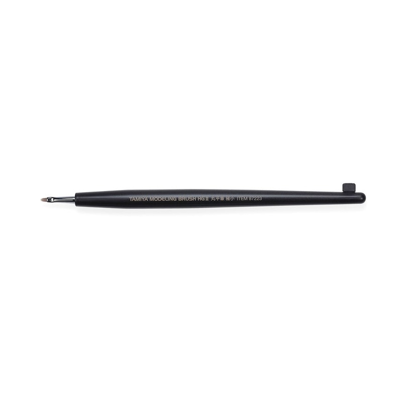 Tamiya 87223 Tamiya Modeling Rounded Flat Brush Hg II (Extra Small)