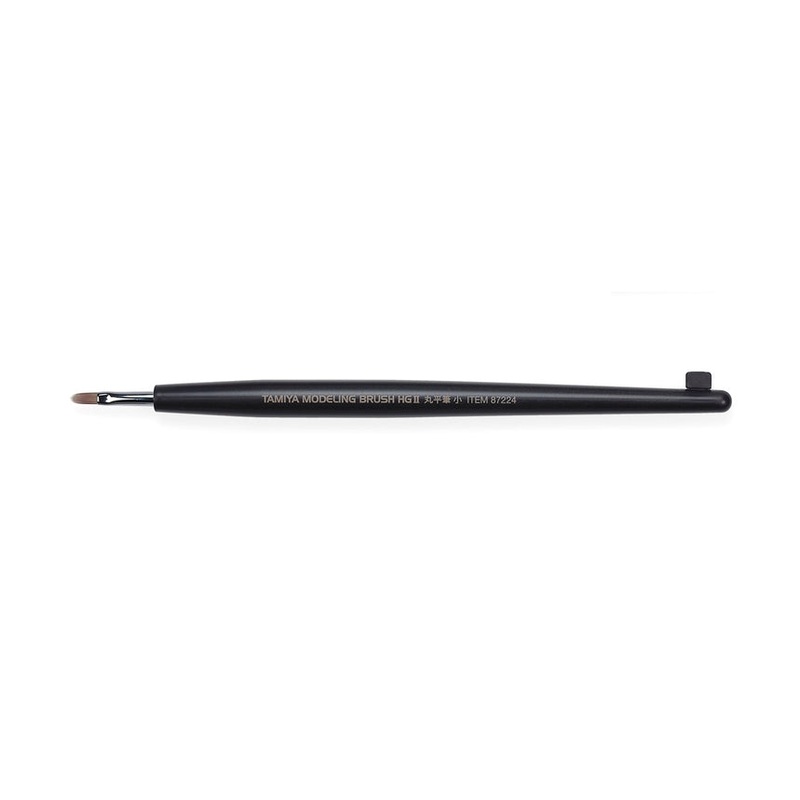 Tamiya 87224 Tamiya Modeling Rounded Flat Brush Hg II (Small)