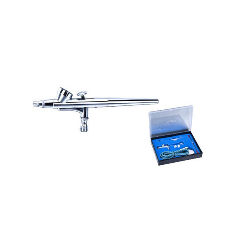 Value Air HS-207K Double Action Gravity Airbrush 2cc Cup - includes 3 nozzels and needles .2mm .3mm .5mm