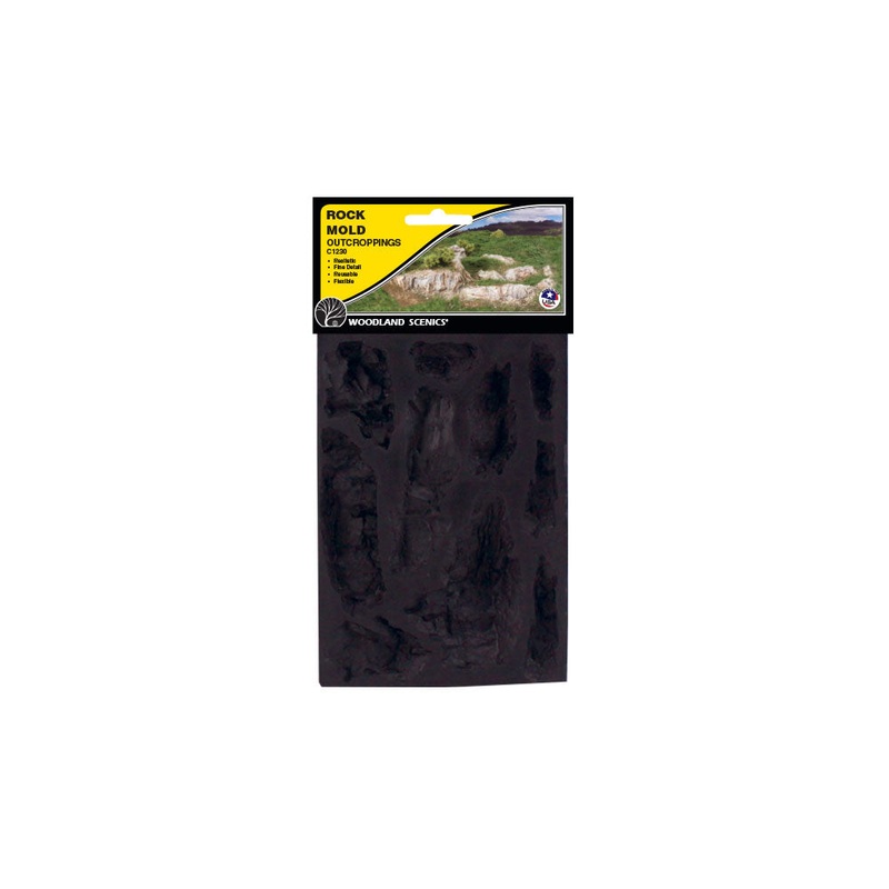 Woodland Scenics C1230 Outcroppings Rock Mold