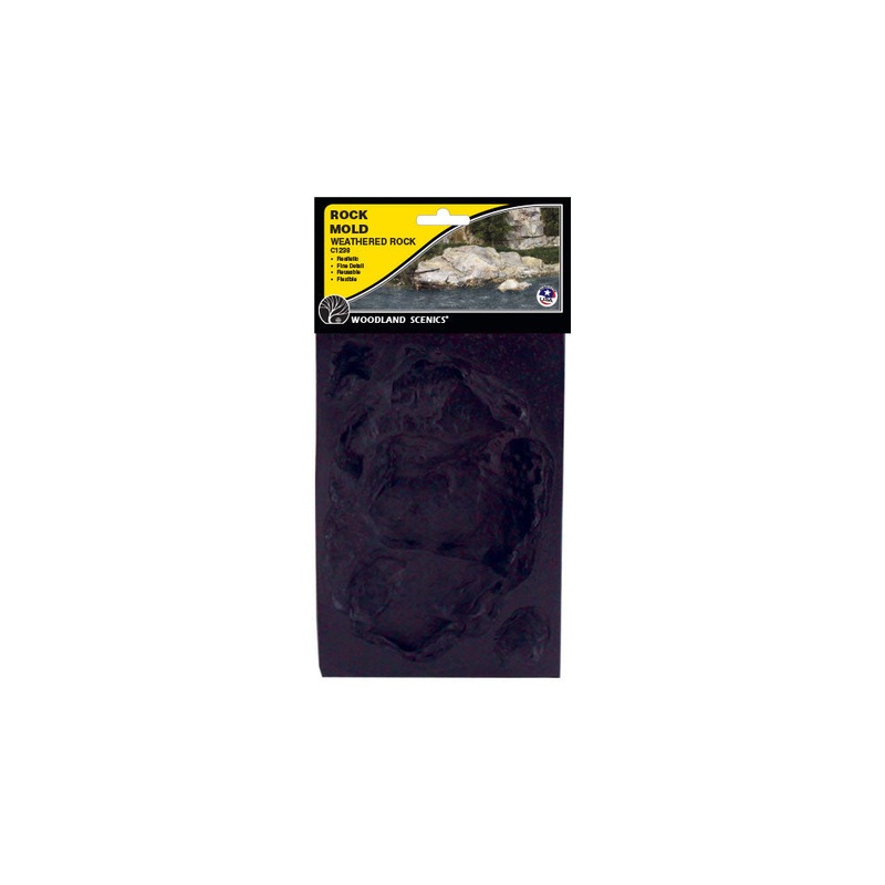 Woodland Scenics C1238 Weathered Rock Mold
