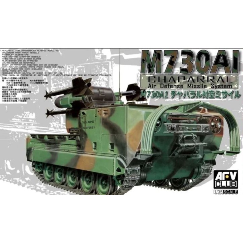 AFV Club 35002 1/35 M730A1 CHAPARRAL Air Defense Missle System