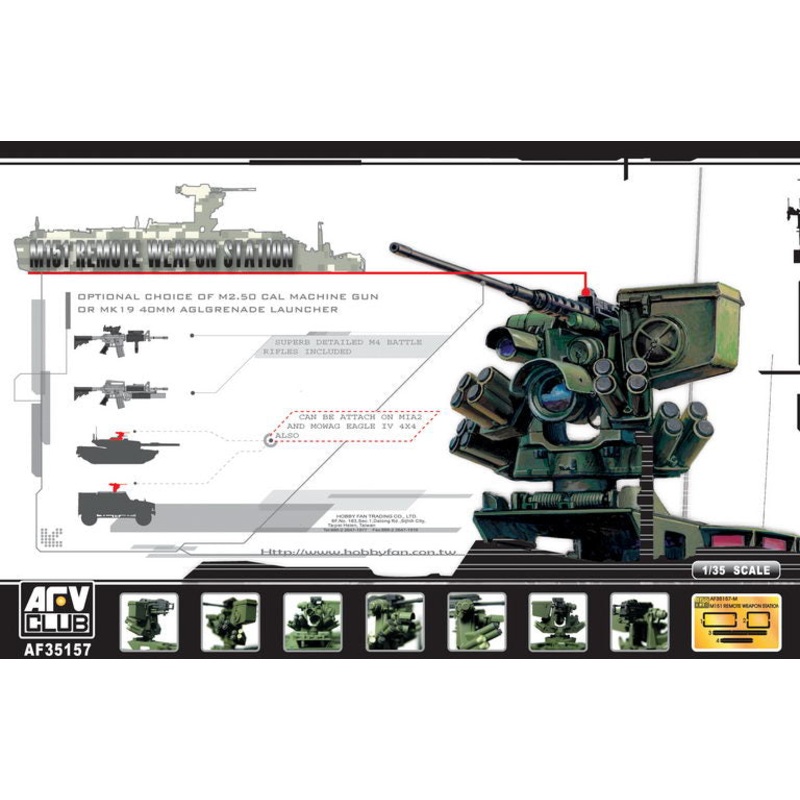 AFV Club 35157 1/35 M151 Remote Weapons Station