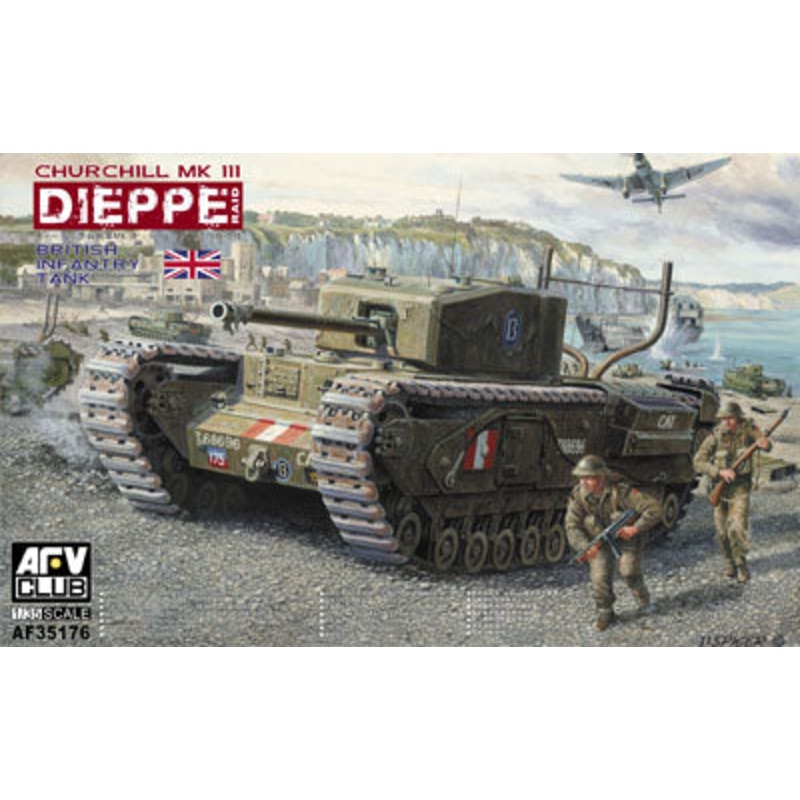 AFV Club 35176 1/35 British Infantry Tank Churchill MK.III Deippe Raid