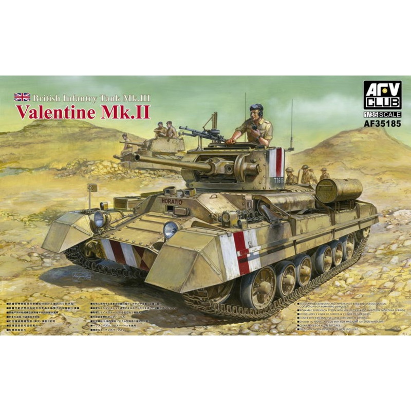 AFV Club 35185 1/35 British Infantry Tank MK.III Valentine MK.II
