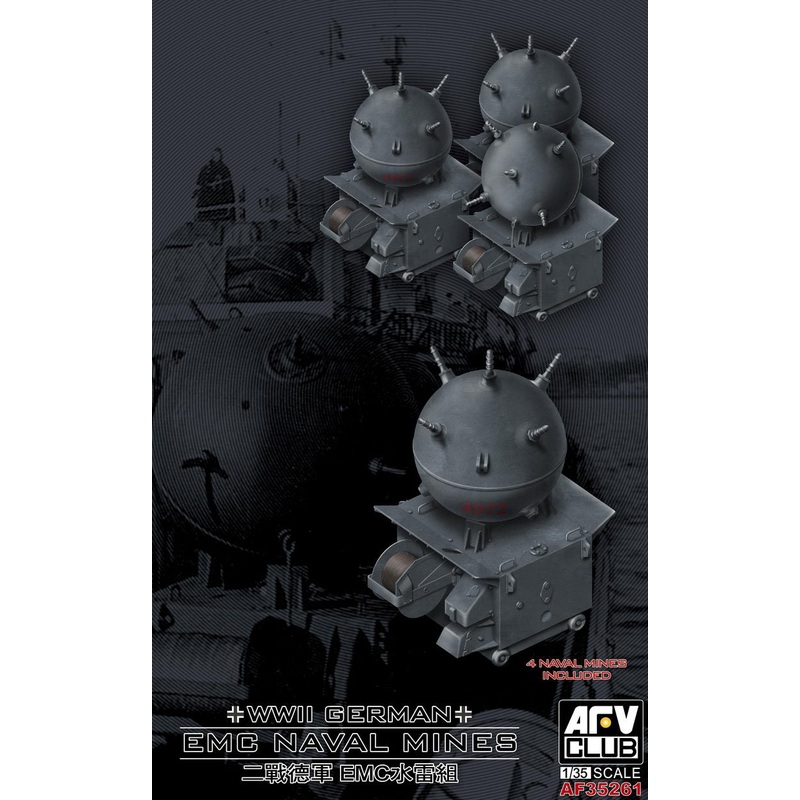 AFV Club 35261 1/35 WWII German EMC Naval Mines Set