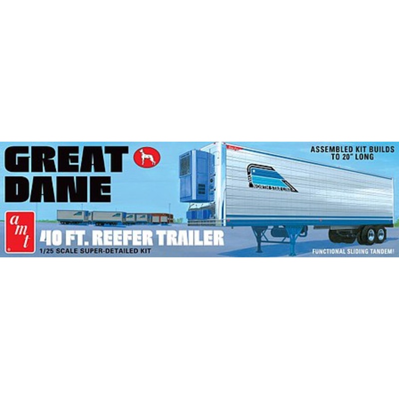 AMT 1249 1/25 Great Dane 40ft. Reefer Trailer